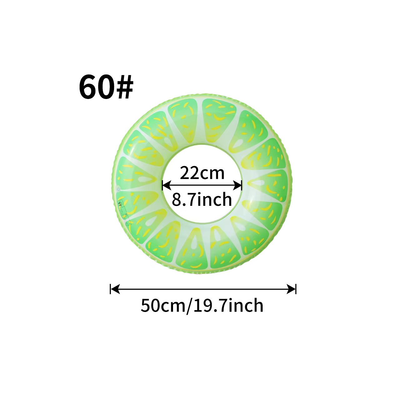 1 pièce Bouée gonflable en forme de pastèque pour piscine, jouet d'été pour la piscine et les fêtes