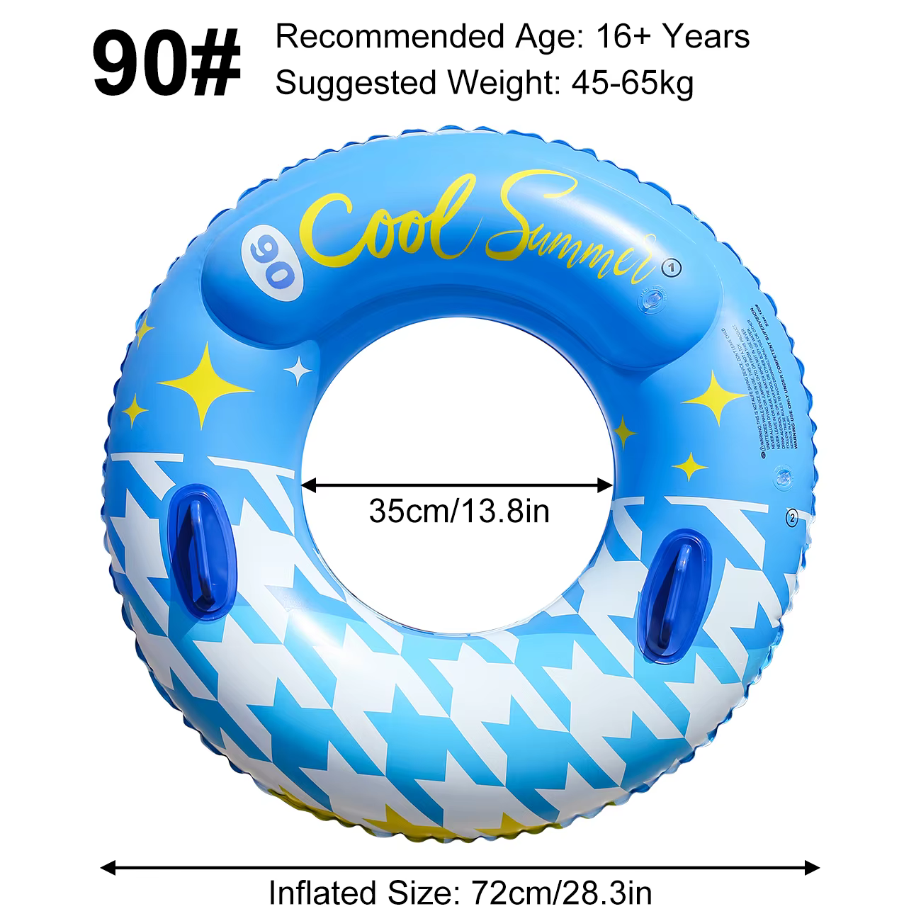 1 pièce Grand flotteur de piscine gonflable pour adultes, type bateau ou anneau de natation, pour en