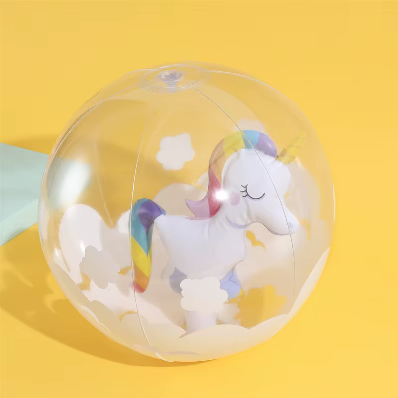 Rooxin licorne piscine fête gonflable ballon de plage piscine flotteur anneau de natation été jeu d'
