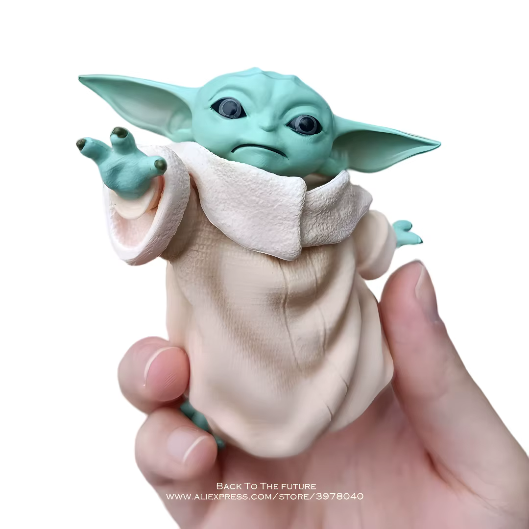 Figurines de collection Hasbro Star Wars : Maître Baby Yoda, Darth, Mandalorian – Mini-modèles de jo