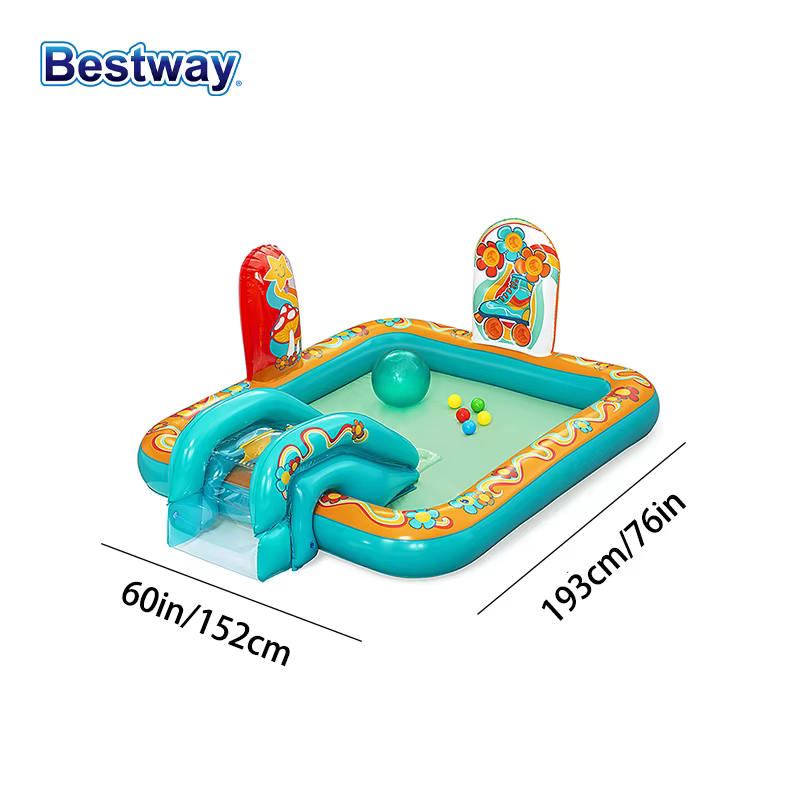 Centre de jeux gonflable Bestway 53164 6'4" x 60" x 29" - Piscine gonflable pour enfants - Centre de