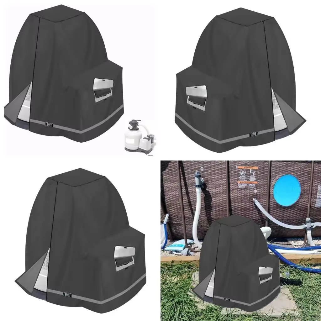 Pompes filtre à sable pour piscine extérieure, résistantes aux déchirures, protections avec ouvertur