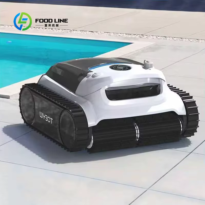 Robot de nettoyage de piscine personnalisé, double commande, télécommande sans fil, application inte