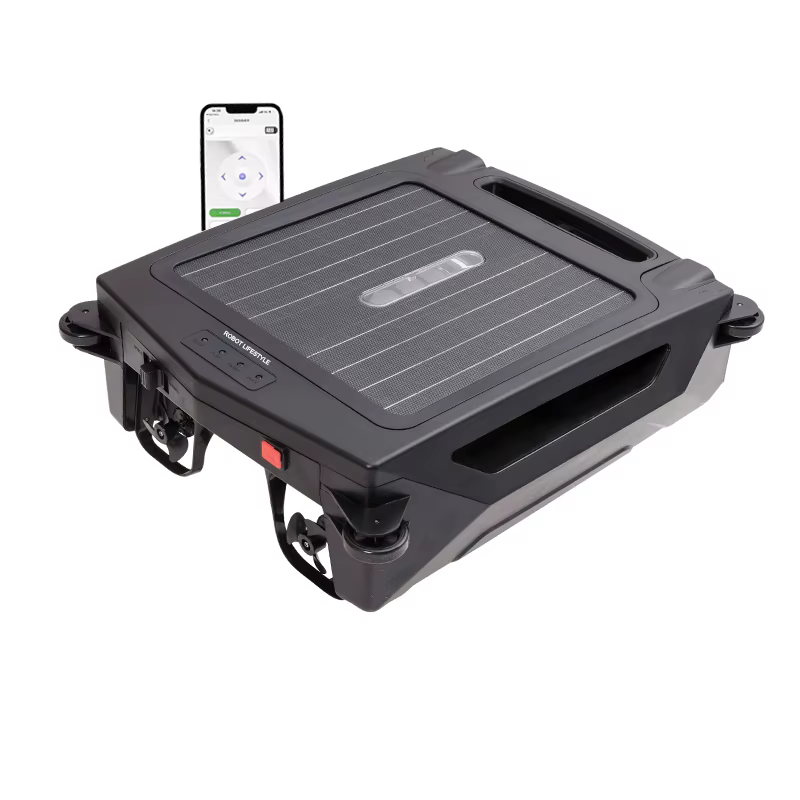 Robot nettoyeur d'écumoire de piscine solaire sans fil avec application S001A, piscines de Surface d