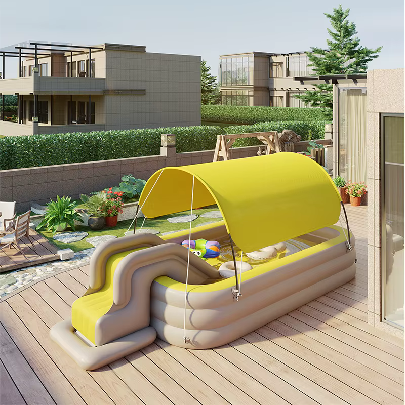 Grande piscine gonflable, parc aquatique gonflable de jardin, piscine hors sol