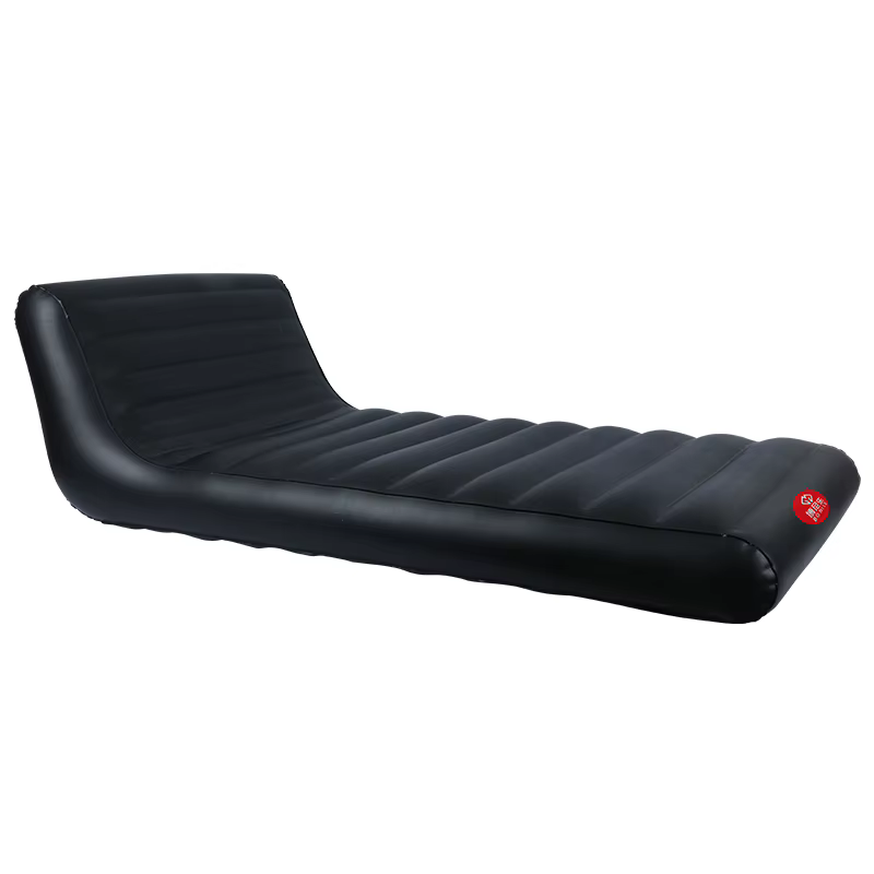 Lit flottant noir de bateau gonflable adulte d'enfant de jouet de jeu d'eau pour la piscine