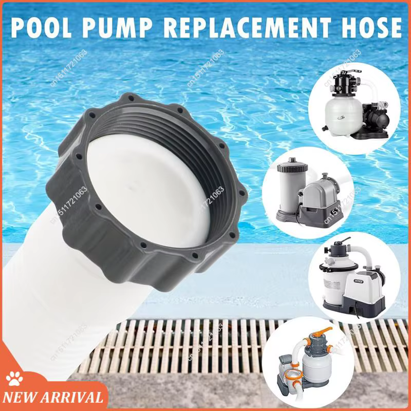Emption! Paquet de 2 tuyaux de piscine pour hors sol, 1.5 pouces de diamètre, 59 pouces de Long, acc
