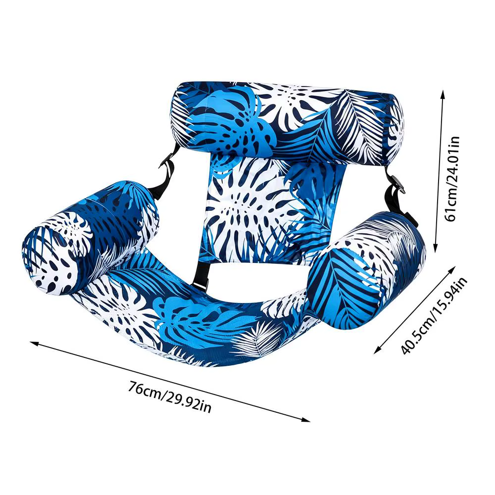 Chaises flottantes gonflables pour piscine adulte, transats de piscine, flotteurs aquatiques pour l'