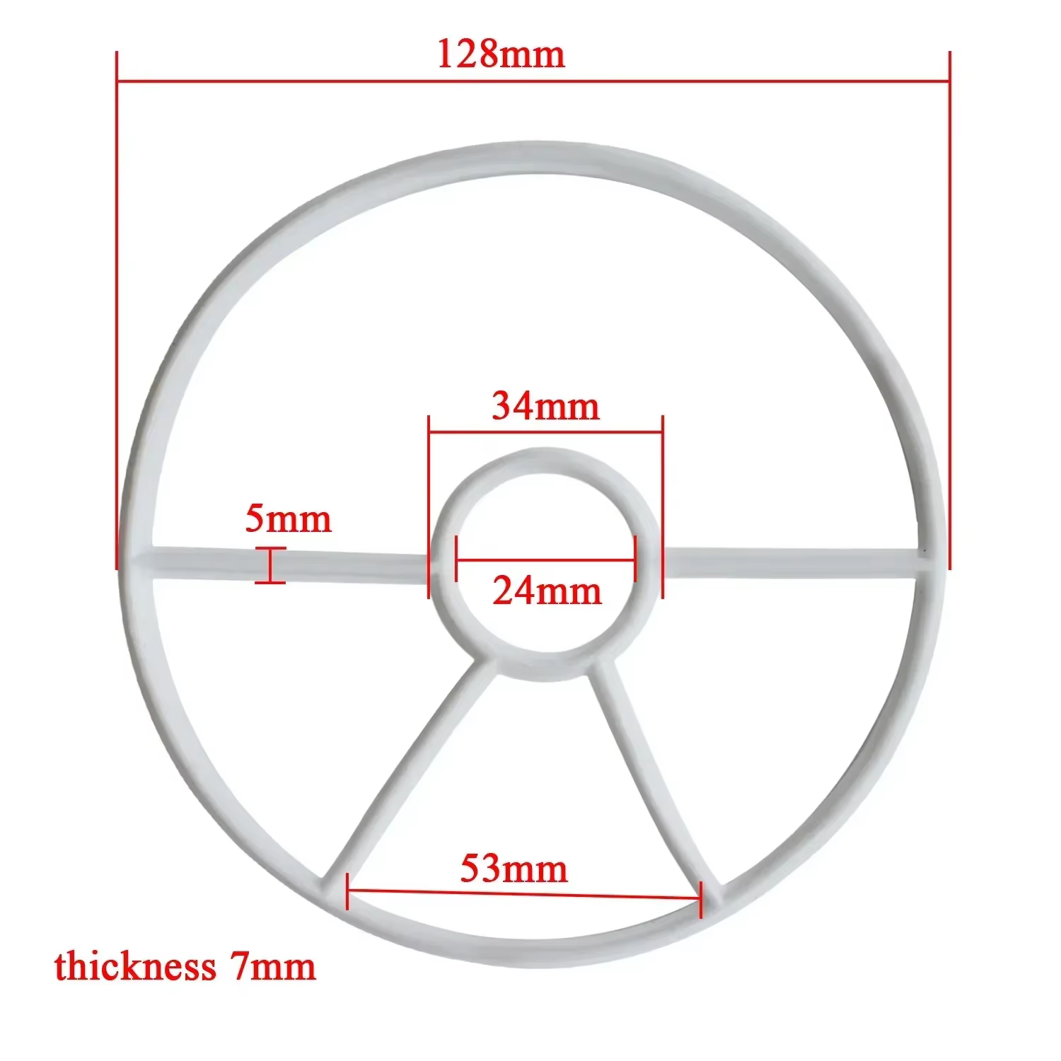 Convient pour 12.8 13.2cm 13.5 joint araignée de valve piscine filtre à sable pièces de rechange van