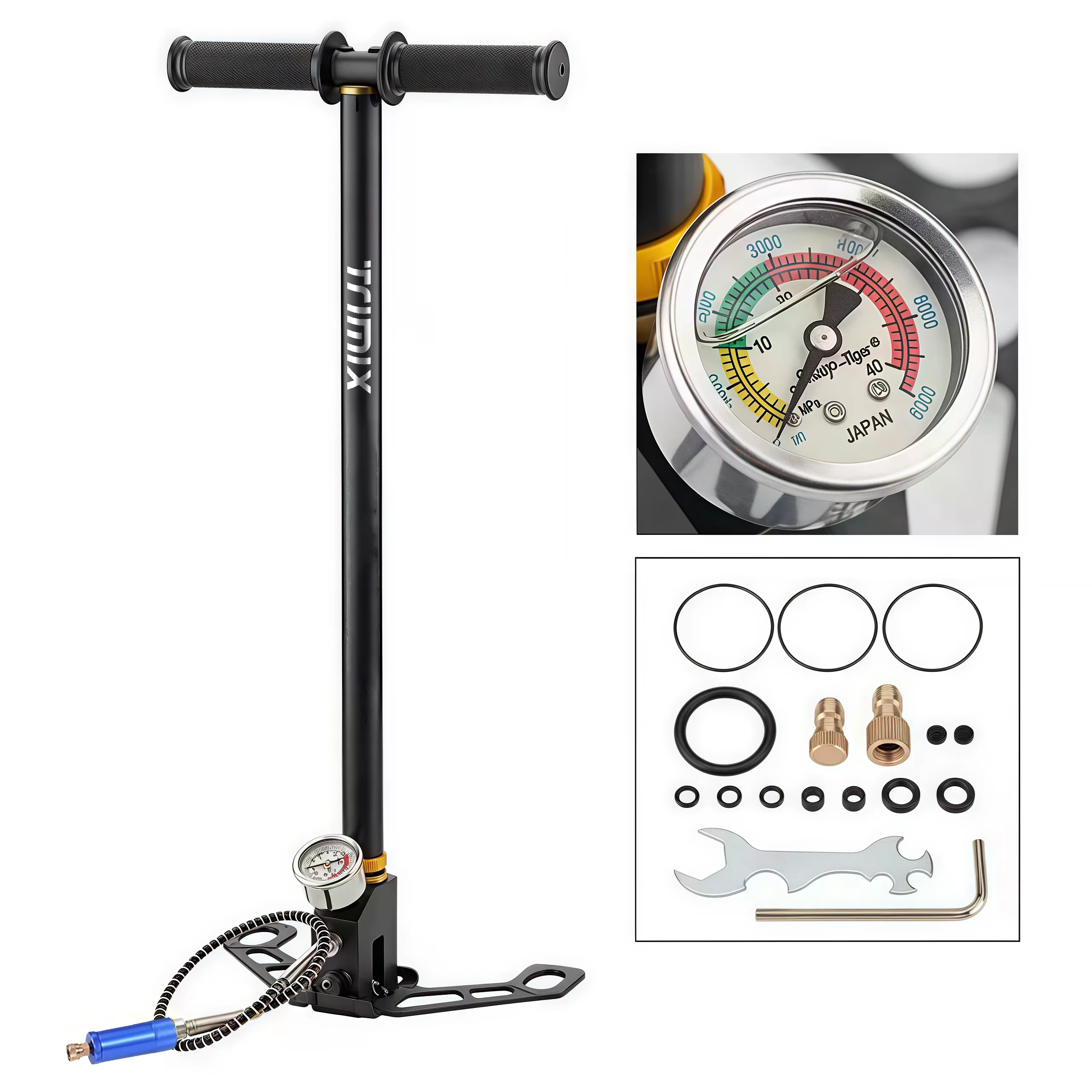 Pompe PCP TRIMIX à grand filtre 3/4 étapes 30MPa 300Bar 4500Psi haute pression pour réservoir de plo
