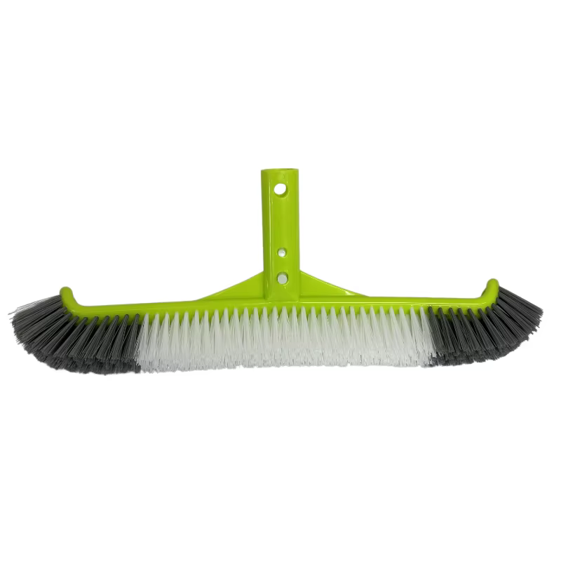 Tête de brosse de piscine à bord incurvé pour nettoyer les murs, les carreaux et les sols de piscine