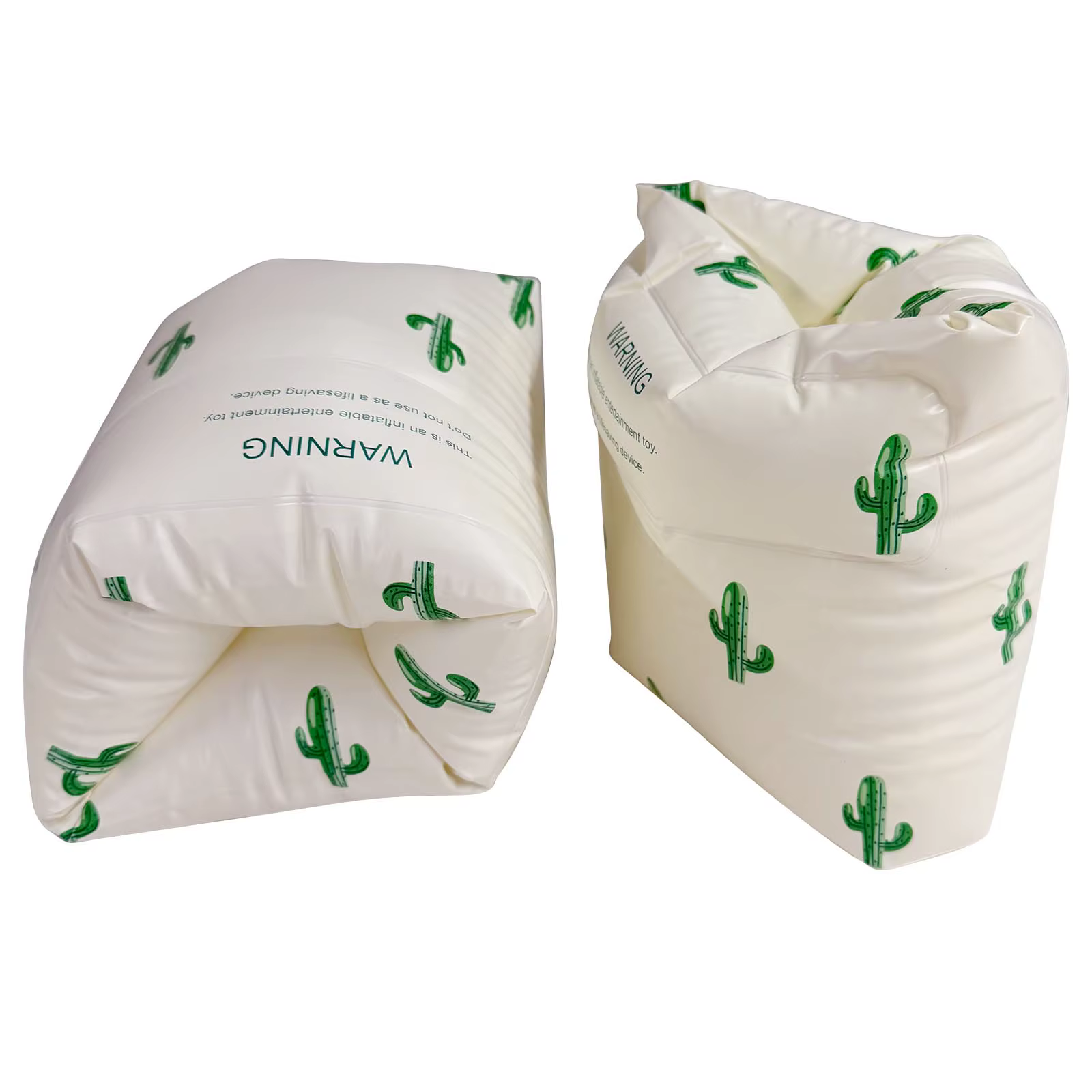 2 brassards de natation gonflables à double chambre à air, flotteurs de piscine en PVC imprimé, pour