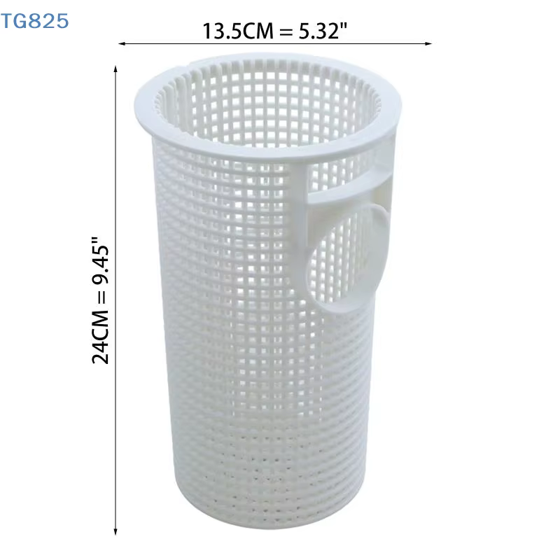 【AN】R0480100 Panier de filtre pour pompe de piscine, matériau ABS durable, 14x24,5 cm, panier de rem
