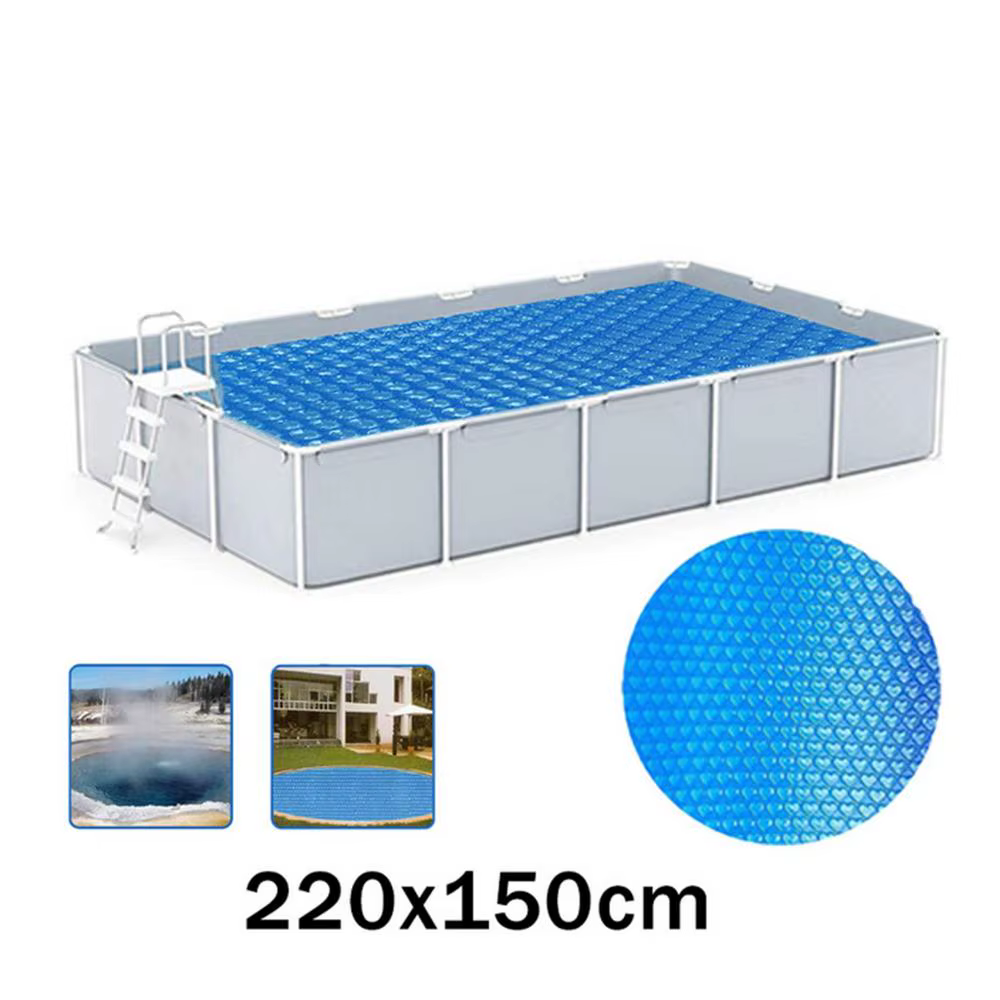 Couverture solaire pour piscine, prévention de la Pollution, couverture solaire à bulles, couverture