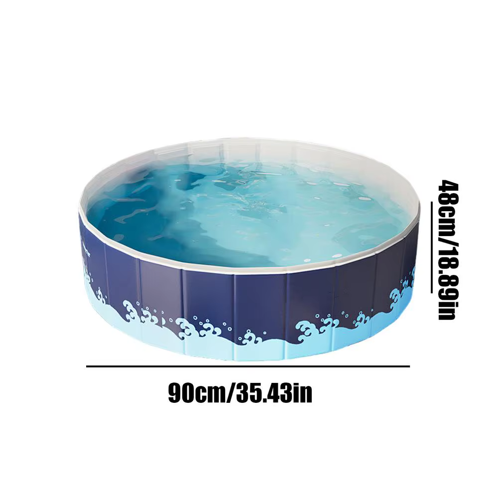 Outil de natation de piscine au sol Non gonflable de piscine pliante avec conception en Nylon peu en