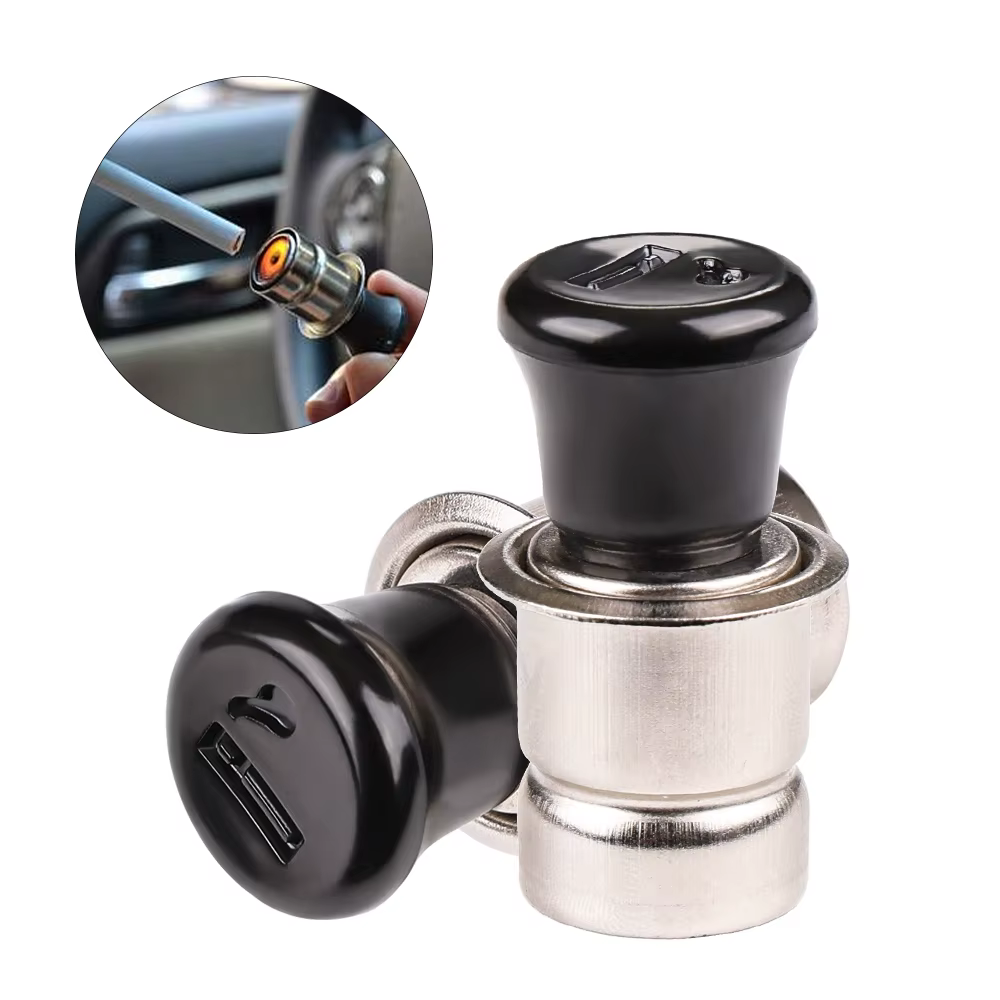 Allume-cigare universel pour voiture, 12V, moto, camion, briquet rapide, accessoires de voiture, 1 p