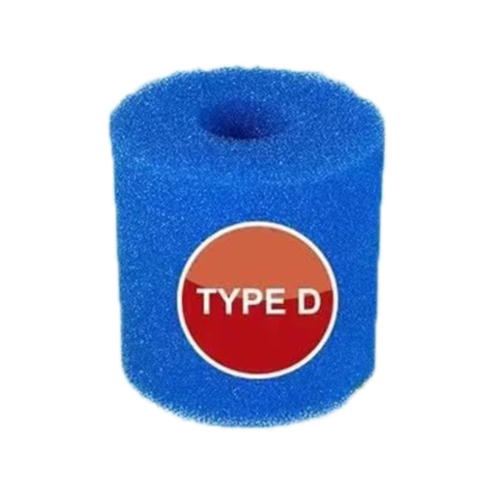 Éponge filtrante de piscine pour Intex Type I/II/VI/D, lavable et réutilisable, filtre de baignoire,