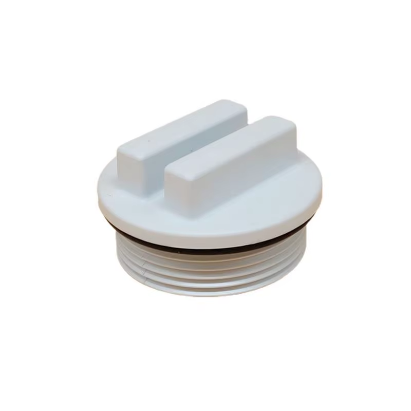 Bouchon de lignes de retour de piscine filetées, bouchon de vidange de filtre de 1.5 pouces avec joi