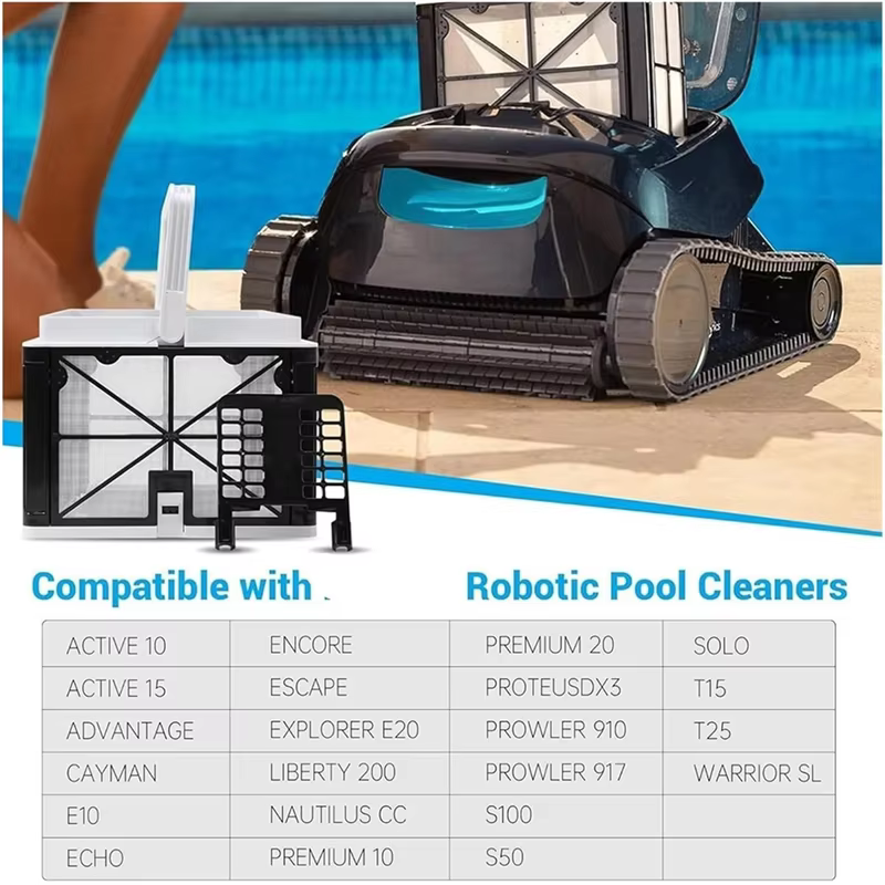 Filtre à cartouche A69E9991459-R1 pour nettoyeur de piscine robot Dolphin modèles S50 S100 Active 10