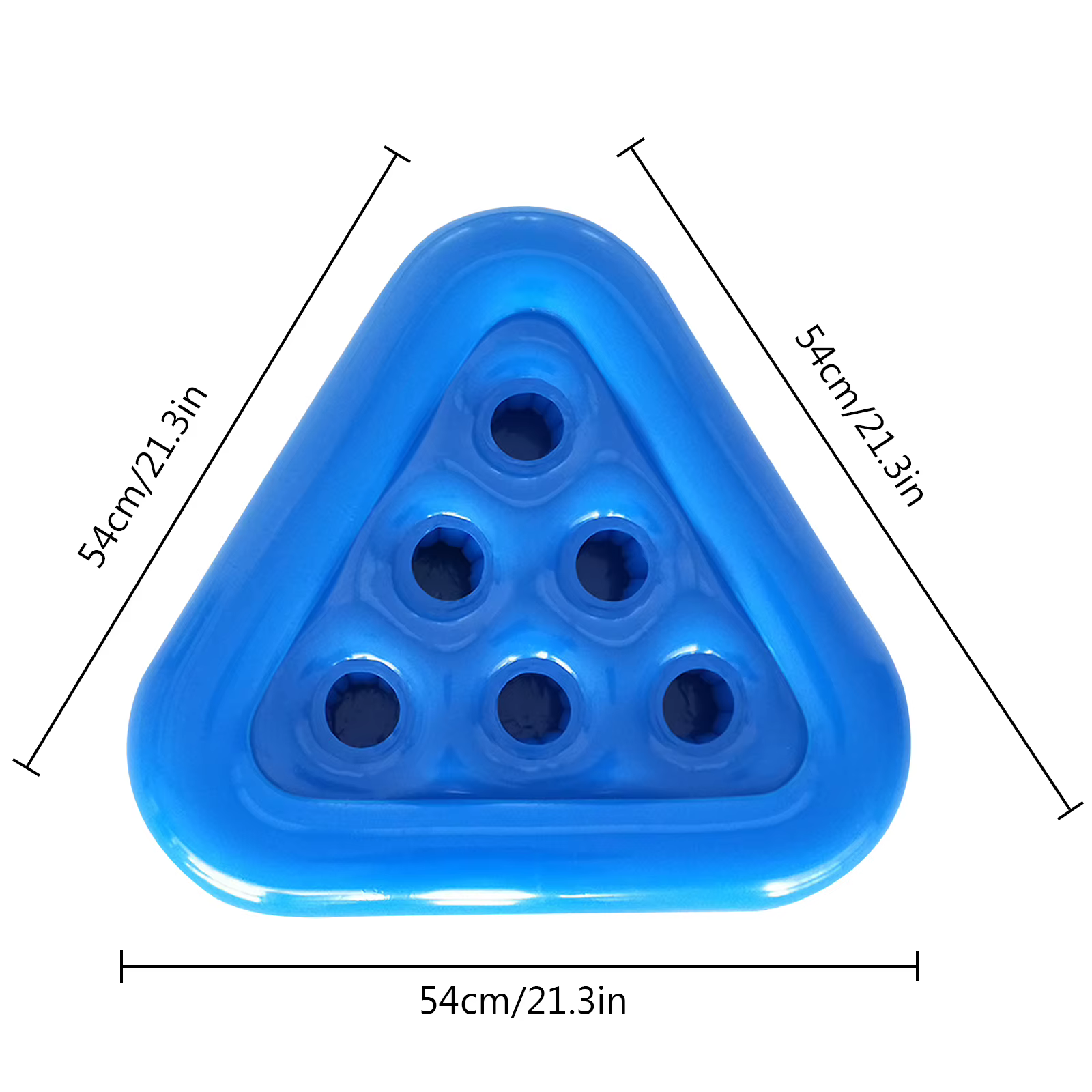 Table à bière flottante triangulaire pour piscine, refroidisseur de boisson, dessous de verre gonfla