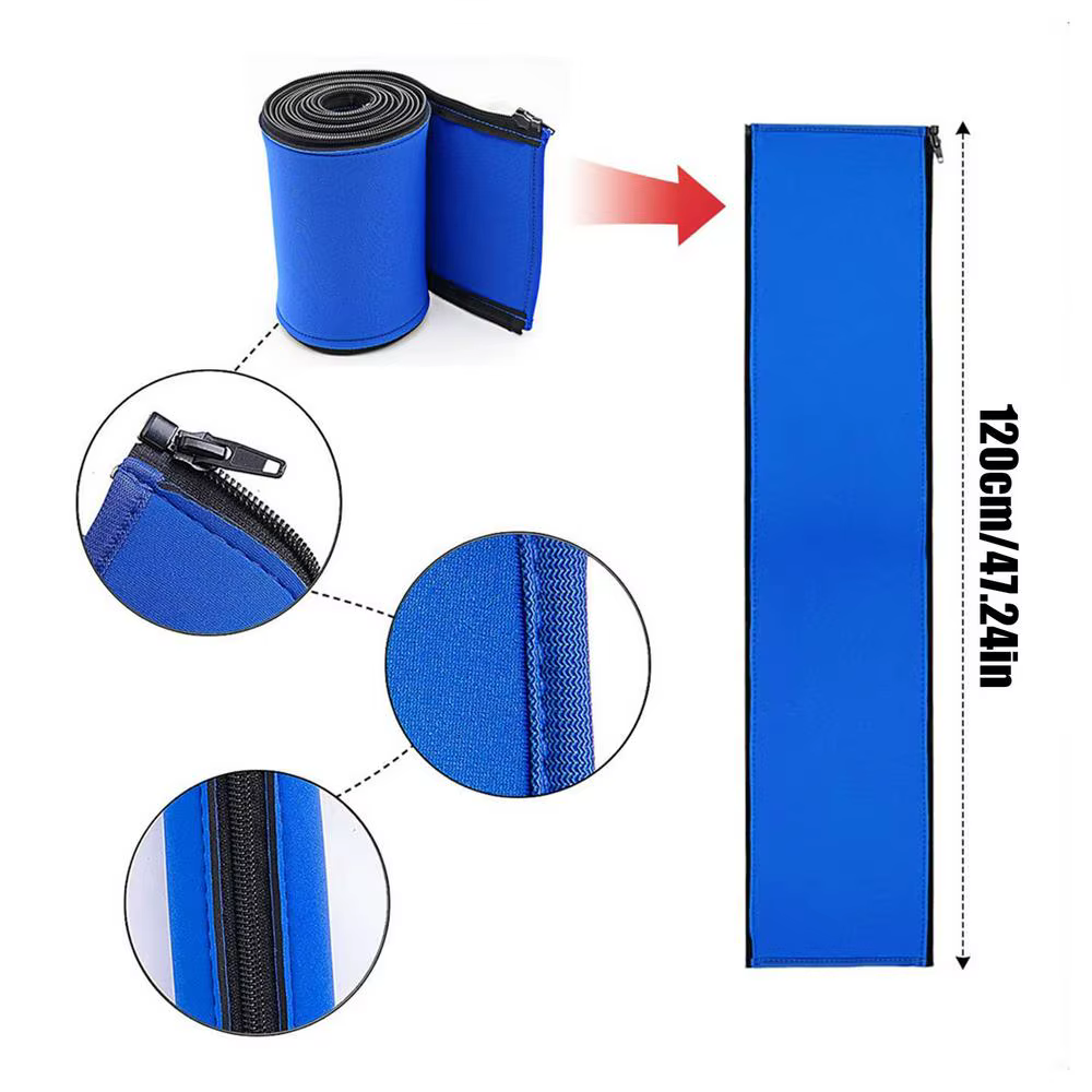 Housse de protection antidérapante universelle pour main courante de piscine et poignée d'échelle, p