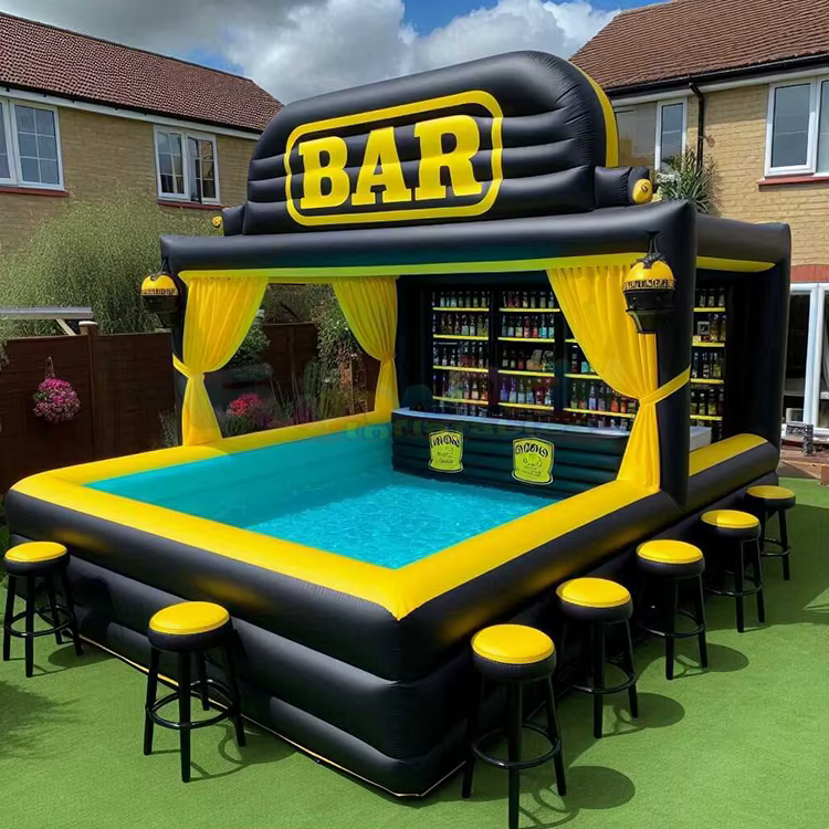 Barre gonflable extérieure de piscine de partie de jardin de Pvc flottante natation en plastique d'i