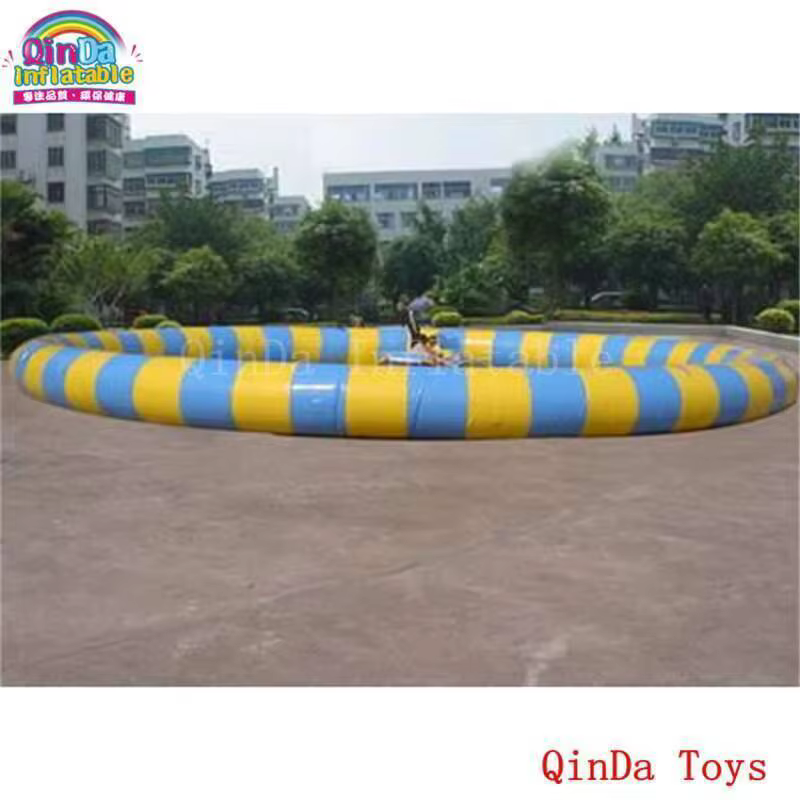 Piscine ronde de diamètre 6m avec la pompe libre, piscine gonflable pour les jeux aquatiques