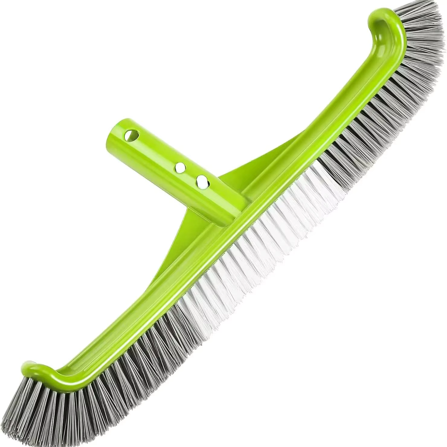 Brosse de piscine, tête de brosse de piscine à bord incurvé de 17,5 pouces pour nettoyer les murs, l