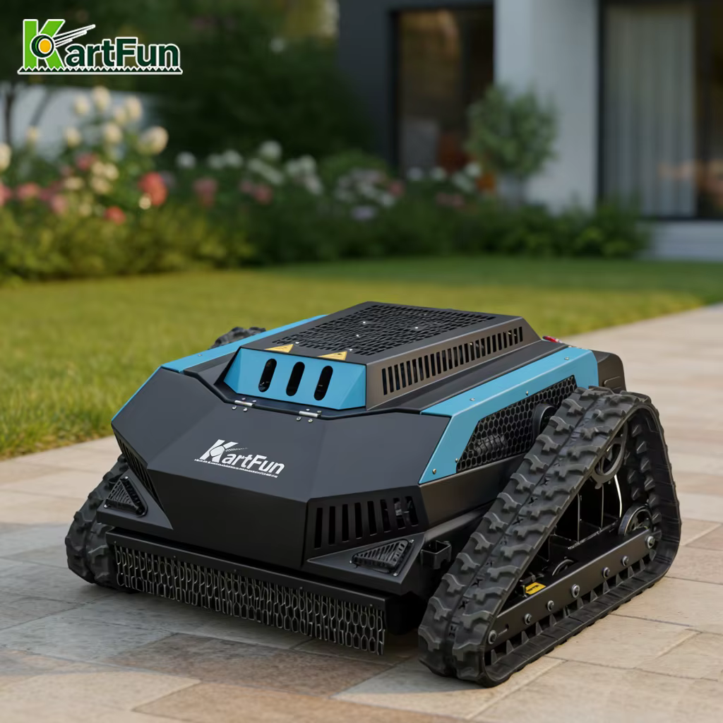Tondeuse robot télécommandée populaire pour pelouse, 700 mm, hybride diesel-électrique EPA Euro 5, s