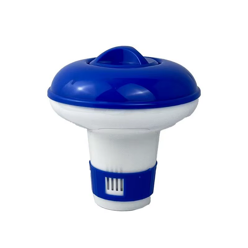 Dispositif de dosage automatique de désinfection flottant pour piscine, structure télescopique de 5