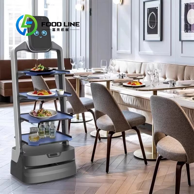 Robot de livraison IA personnalisé, serveur commercial pour restaurant, café, machine de service ali