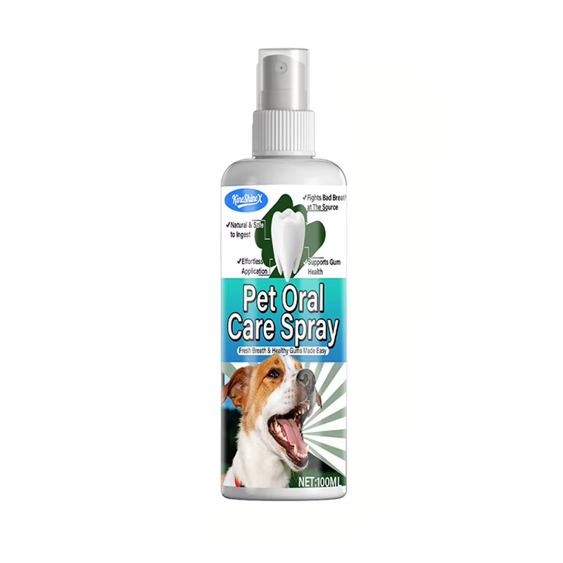 Spray dentaire de soins bucco-dentaires pour animaux de compagnie, éliminateur instantané de mauvais