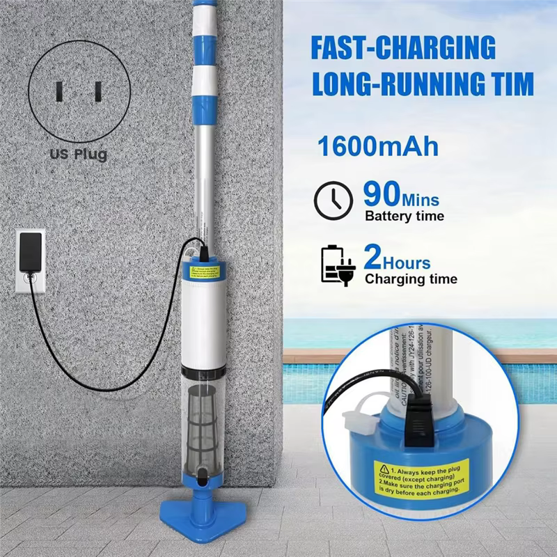 Y67A-3 en 1 aspirateur de piscine Rechargeable à main sans fil piscine Spa nettoyeur pour spas petit