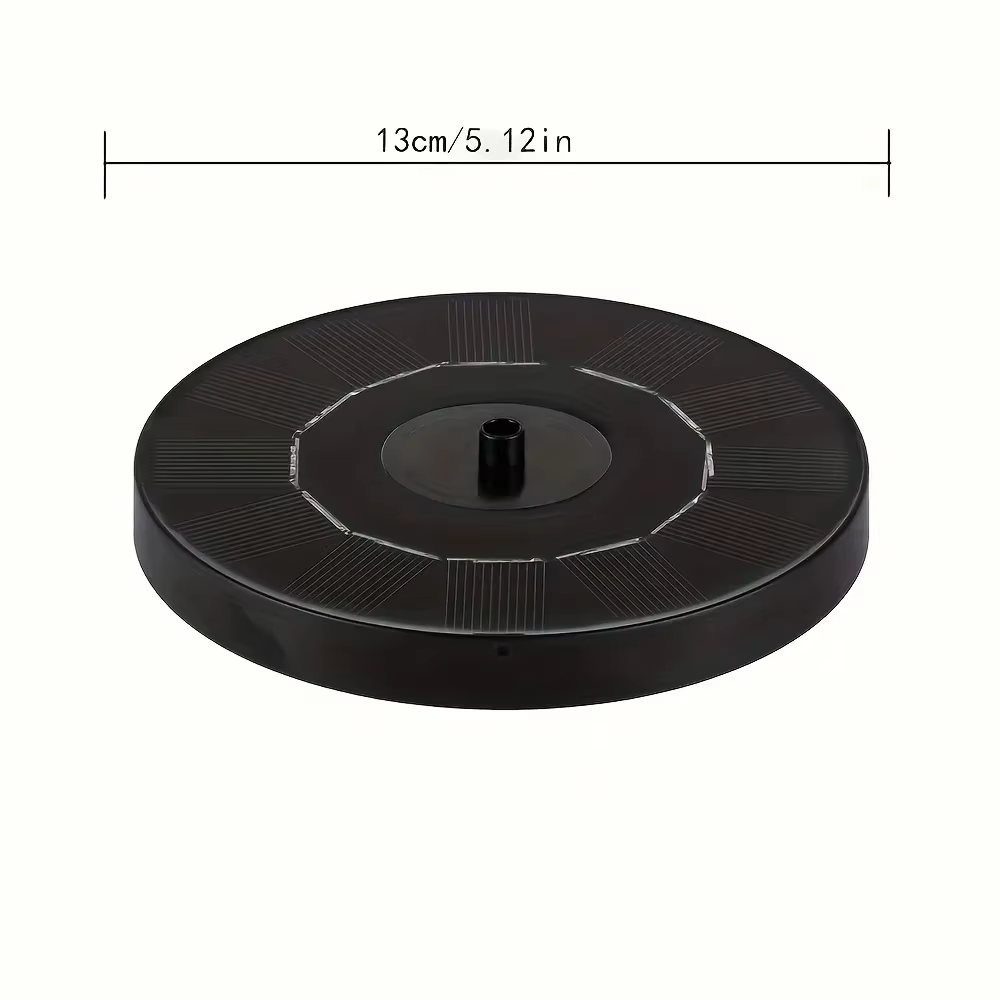 Pompe à fontaine flottante solaire de qualité supérieure, 13 cm, pour décoration de jardin, étang ou