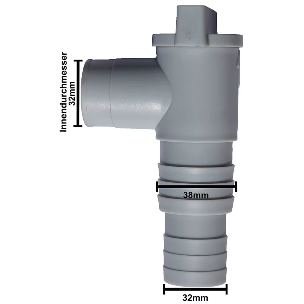 Adaptateur de pompe de filtre de piscine en PVC, Valve à piston marche/arrêt Durable de 32mm, rempla