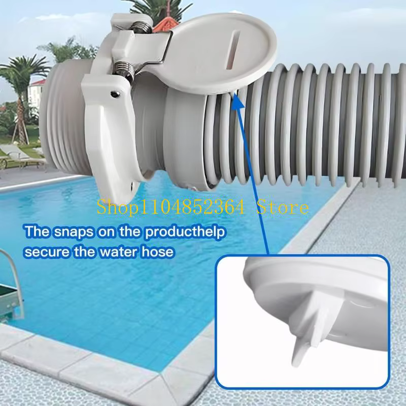 Adaptateur tuyau d'aspirateur piscine résistant aux fuites 652F, adapté général pour une fixation mu