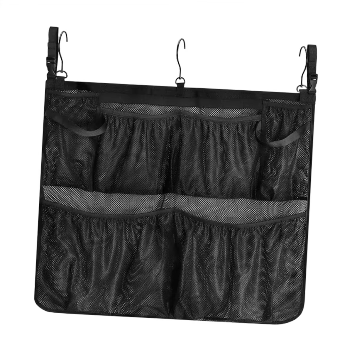 Sac de rangement suspendu en maille pour piscine, organisateur de vêtements, grand sac de plage indi