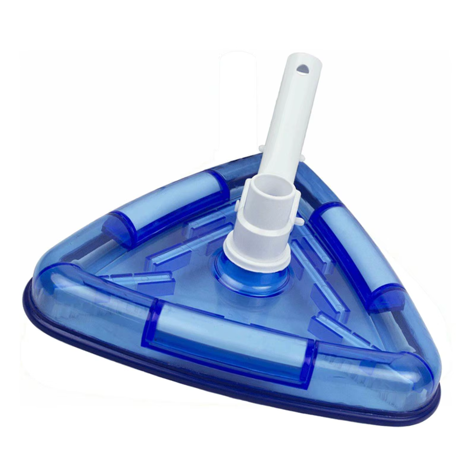 Tête d'aspirateur triangulaire transparente pour piscine SPA, raccord de tuyau à percussion, tête d'