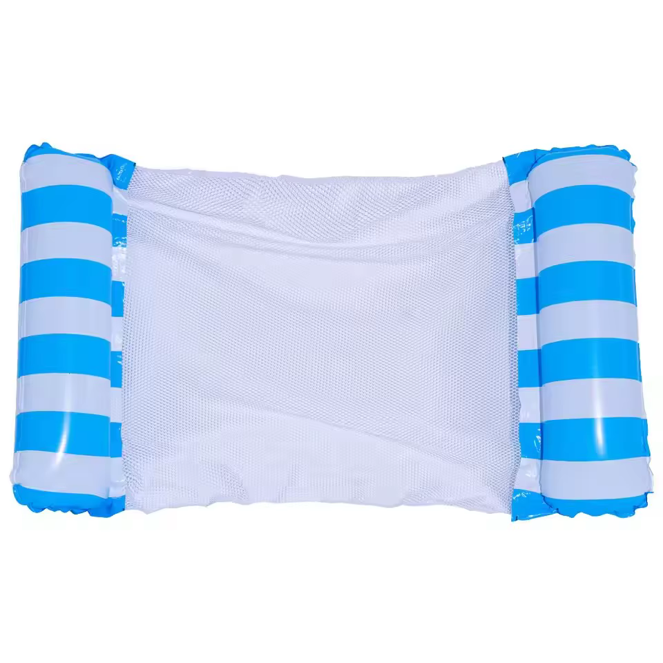 Nouveau Hamac à eau inclinable gonflable flottant matelas de natation mer anneau de natation piscine