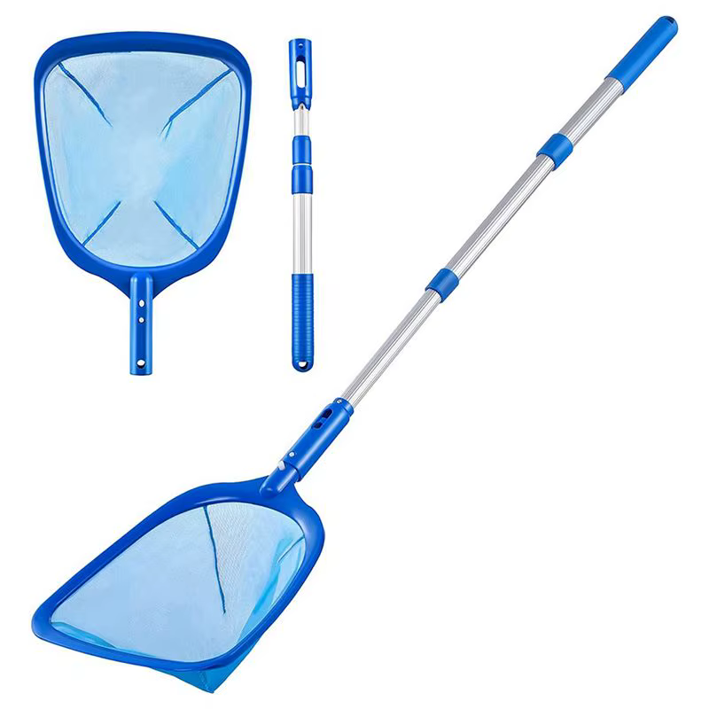 Épuisette de piscine AB94-1 PCS avec manche à 3 sections, épuisette à mailles fines, épuisette ultra