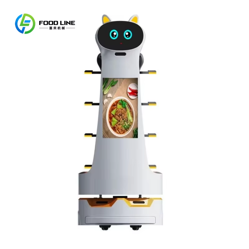 Robots de service personnalisés pour la livraison de nourriture, robots serveurs commerciaux pour re