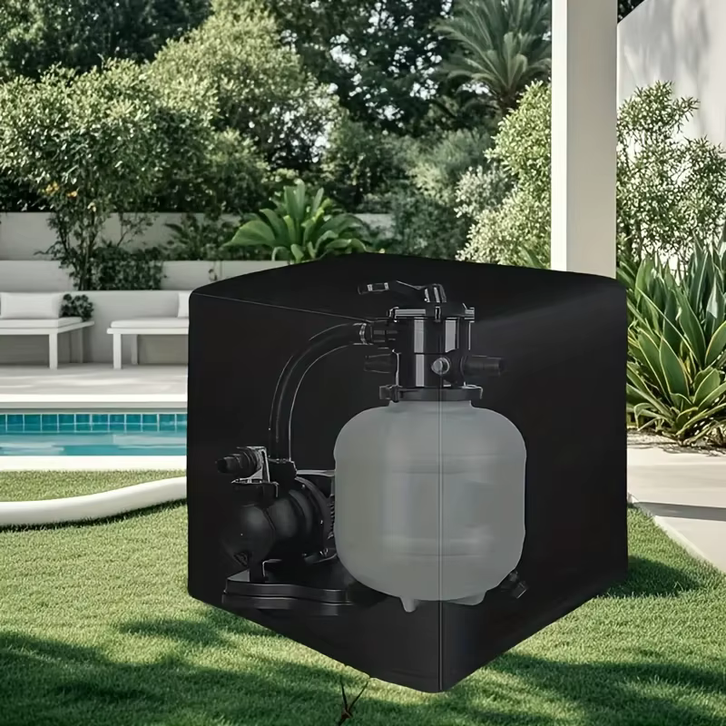 Housse de protection robuste et imperméable pour pompe de filtration de piscine hors sol Intertex, p