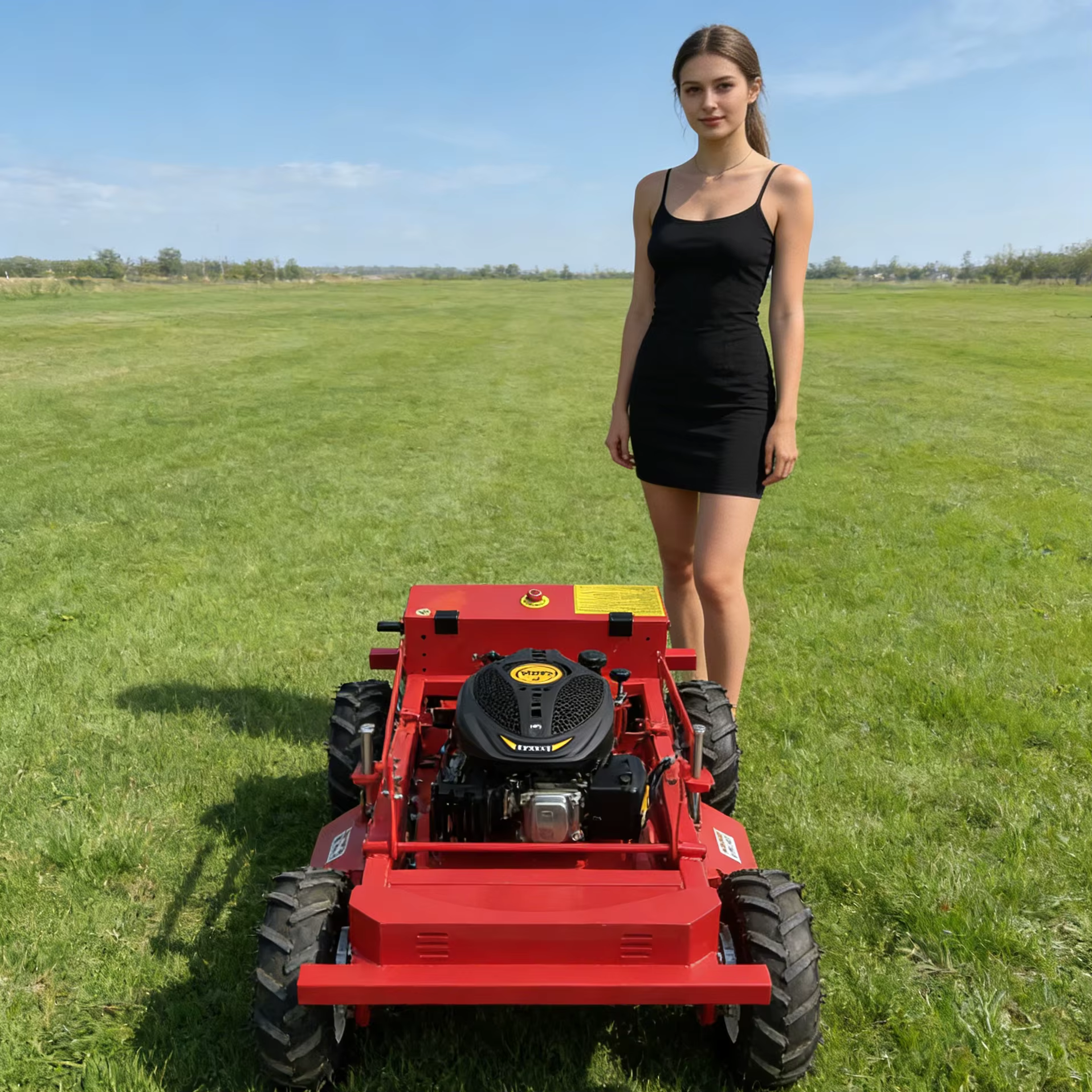 Robot tondeuse à gazon efficace sans fil, anti-accroc, CE/EU5/EPA 1500 ㎡ /h 600MM 5KM/H 45 ° Perso