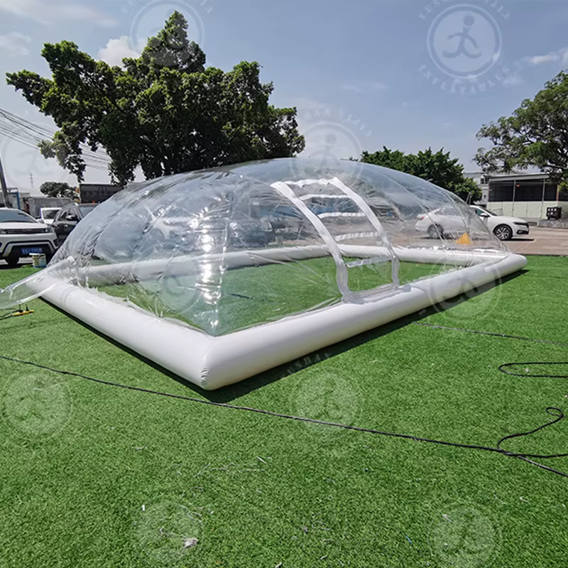 Couverture gonflable de piscine de Pvc de tente de dôme de piscine transparente de piscine de tour d