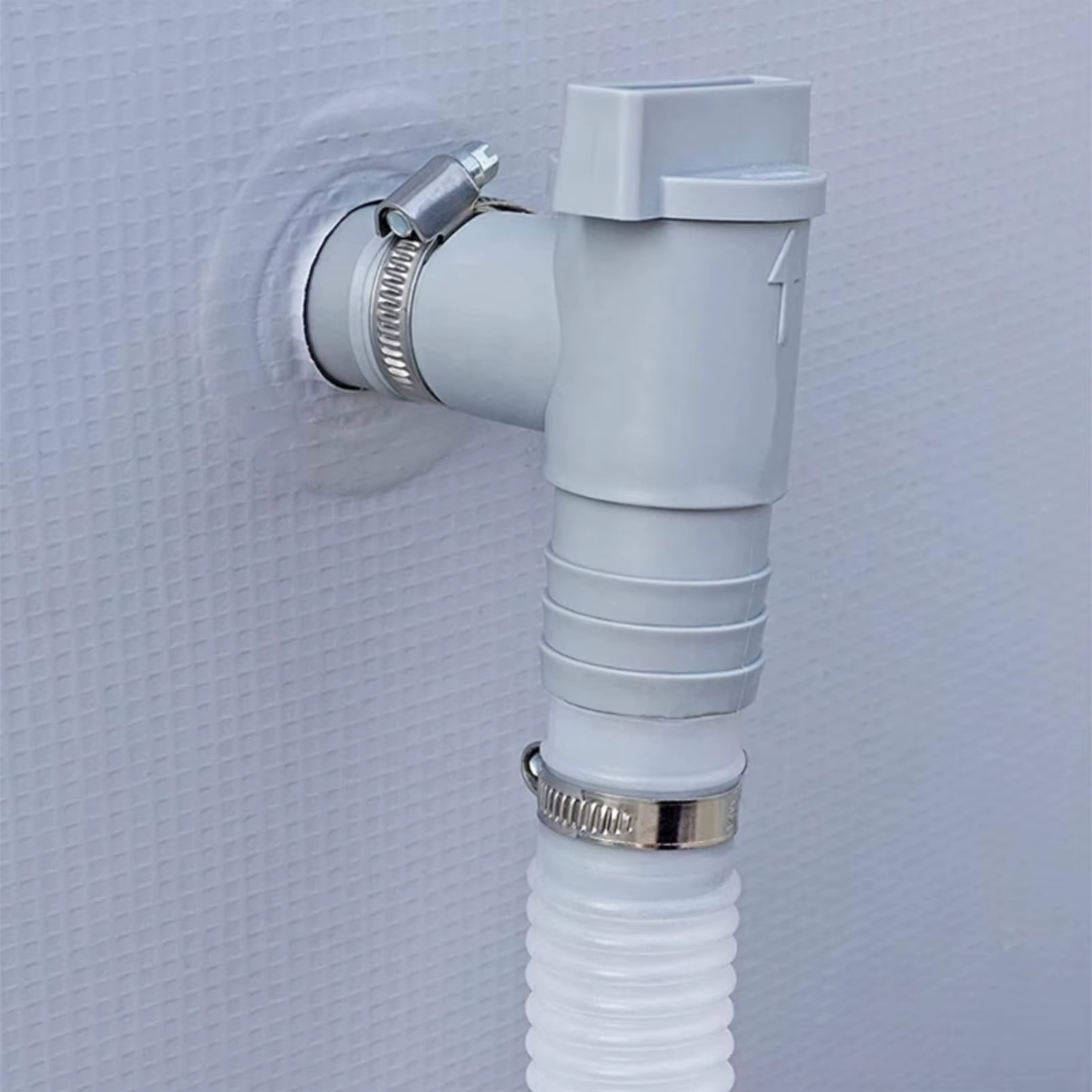 Adaptateur de pompe de filtre de piscine en PVC, Valve à piston marche/arrêt Durable de 32mm, rempla