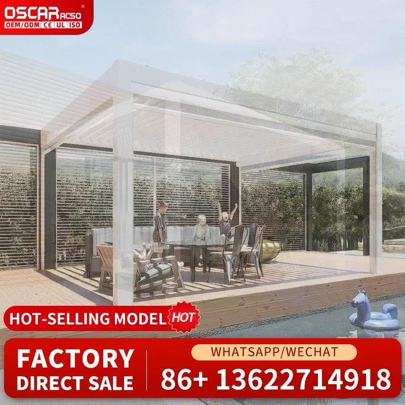 Ensembles de meubles de patio extérieurs, pergola en métal pour jardin, balcon ou cour arrière