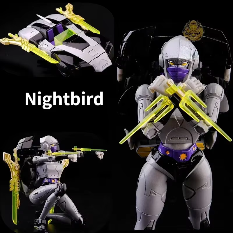 Maître Nightbird femme Ninja KO MP55 Arcee figurines KO MP55 Transformation MP Robot jouets
