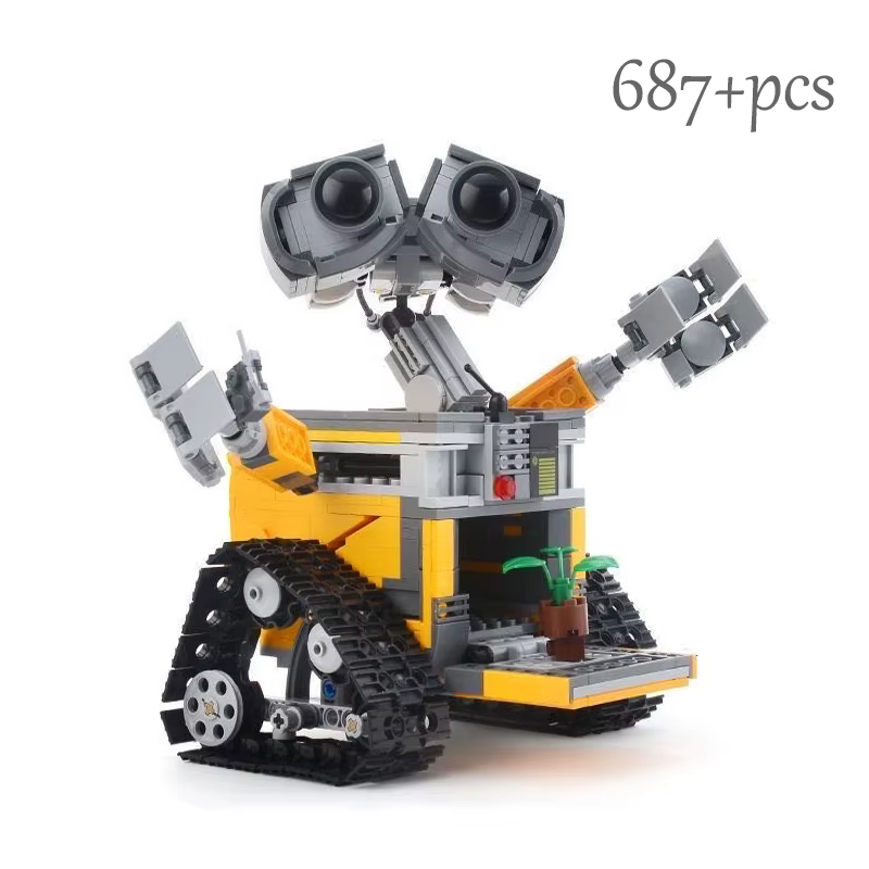 Robot motorisé 687 pièces, haute technologie, contrôlable par application, fonctions motorisées, mod