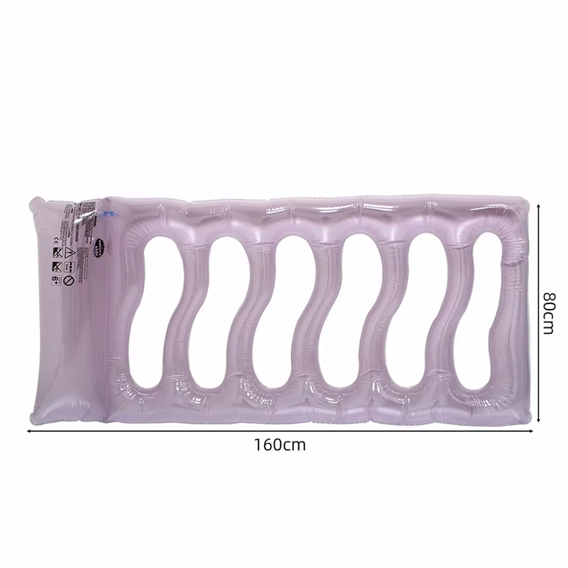 Matelas flottant gonflable pour piscine et plage, lit de relaxation aquatique