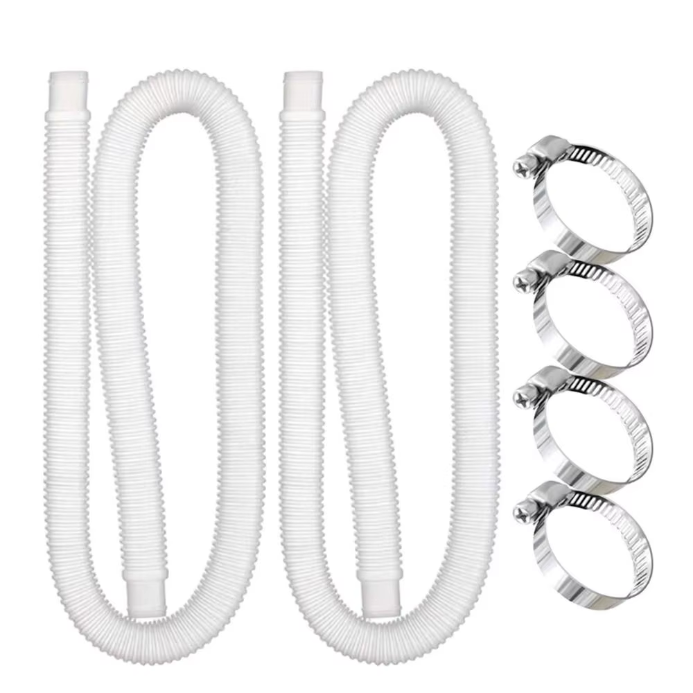 Tuyau de pompe à eau pour piscine Tuyau de remplacement pour piscine hors sol avec colliers de fix